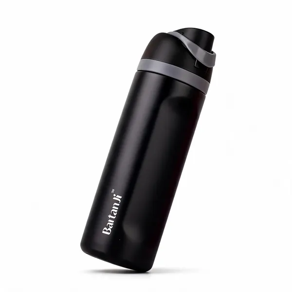 Black_Stainless_Steel_Double-Wall_Insulated_Water_Tumbler_With_Straw