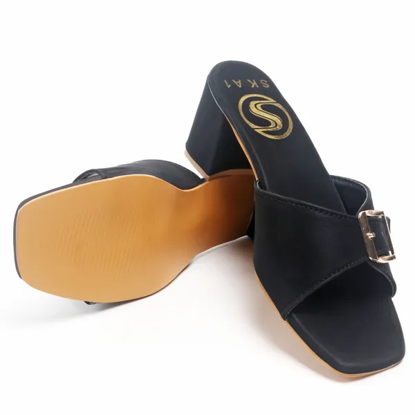 Black_Buckle_Heeled_Mules_for_Women