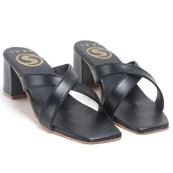 Black_Faux_Leather_Block_Heel_Sandals_for_Women