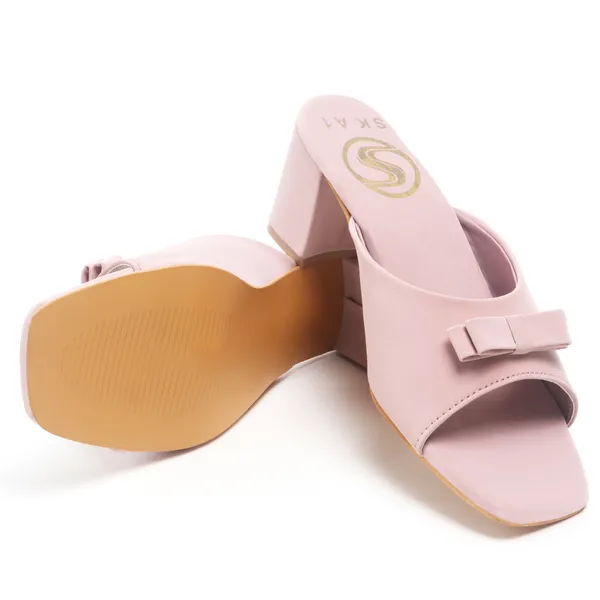 Pink_Block_Heel_Bow_Slip-On_Sandals_for_Women