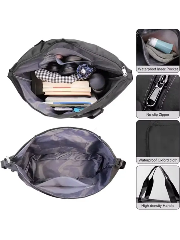 Waterproof_Nylon_Lightweight_Weekender_Tote_Bag_multicolor