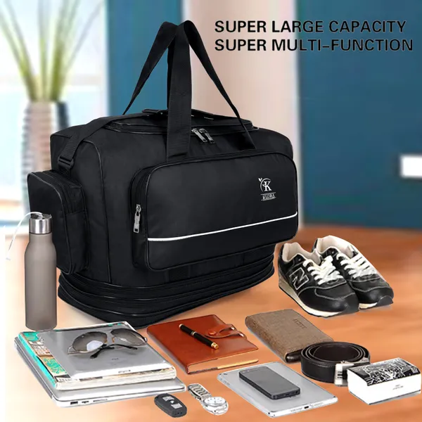 KURA_3-in-1_Convertible_Duffle_Bag_|_Expandable_Travel_Luggage_with_Adjustable_Strap
