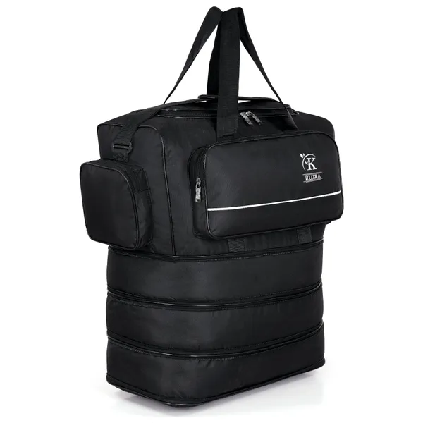 KURA_3-in-1_Convertible_Duffle_Bag_|_Expandable_Travel_Luggage_with_Adjustable_Strap