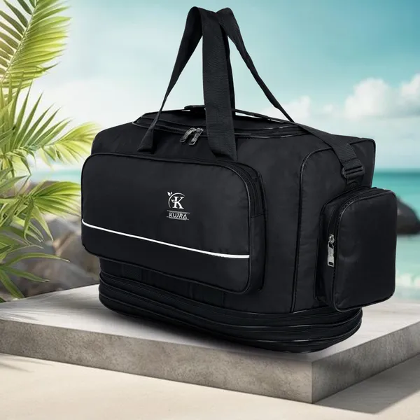 KURA_3-in-1_Convertible_Duffle_Bag_|_Expandable_Travel_Luggage_with_Adjustable_Strap