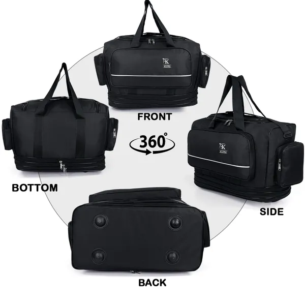 KURA_3-in-1_Convertible_Duffle_Bag_|_Expandable_Travel_Luggage_with_Adjustable_Strap