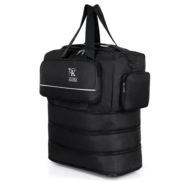 KURA_3-in-1_Convertible_Duffle_Bag_|_Expandable_Travel_Luggage_with_Adjustable_Strap