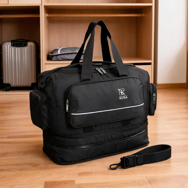 KURA_3-in-1_Convertible_Duffle_Bag_|_Expandable_Travel_Luggage_with_Adjustable_Strap
