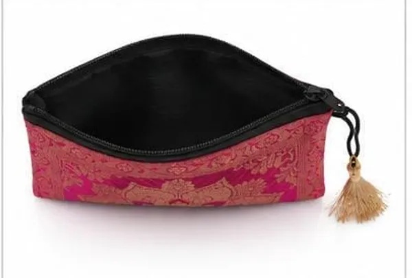 kujra_Women_Set_Of_10_Banarsi_Woven_Design_Purse_Clutch_Pouch_(Pack_of_10)
