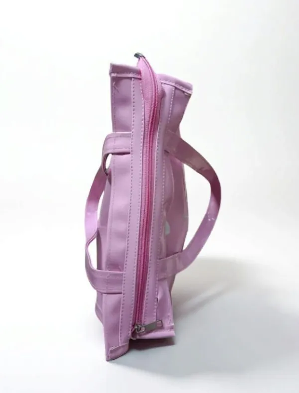 KujrAEnterprise_Stylish_Women’s_Tote_Handbag_with_Bow_Design_|_Glossy_Finish_Shoulder_Bag_Waterproof_Shoulder_Bag_(Pink,_30_L)