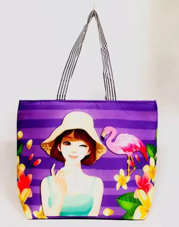 KujrAEnterprise_Stylish_Women’s_fancy_hand_bag_|_Colorful_Finish_Shoulder_Bag_for_daily_use_Waterproof_Shoulder_Bag_(Blue,_20_L)