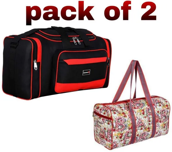 kujra_(Expandable)_Luggage_bag_pack_of_2_Duffel_Without_Wheels_()