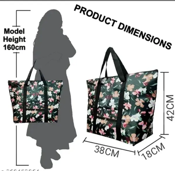 kujra_Men_&_Women_Multicolor_Hand-held_Bag_(Pack_of:_3)