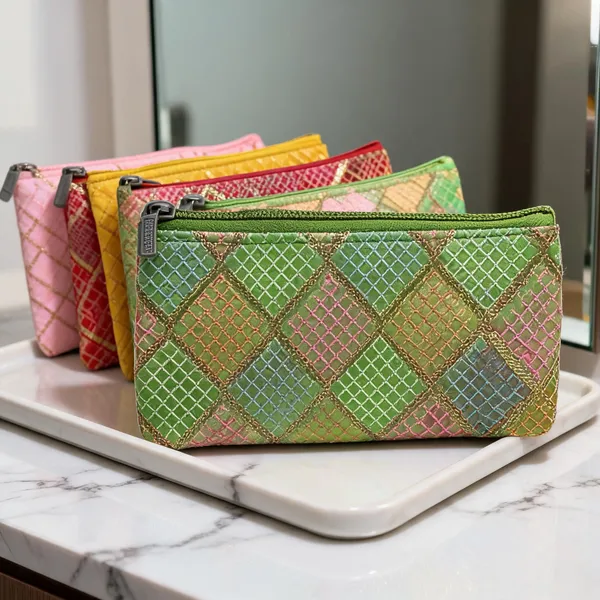 kujra_Women_Set_Of_12_Printed_Purse_Clutches_Pouch_(Pack_of_12)