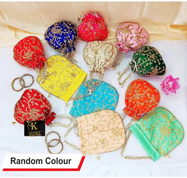 Traditional_Embroidered_Potli_Bags_Combo_Set_-_Silk_Drawstring_Batua_Purse_with_Pearl_Handle_for_Women,_Wedding_Favor_&_Festive_Gifting_(Assorted_Colors)
