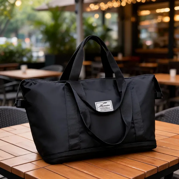 Waterproof_Nylon_Lightweight_Weekender_Tote_Bag_multicolor