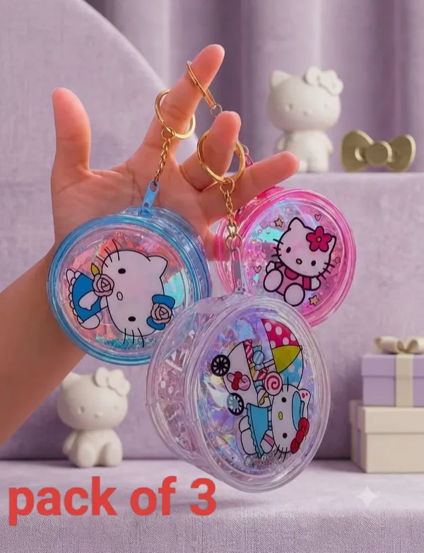 kitty_round_keychain