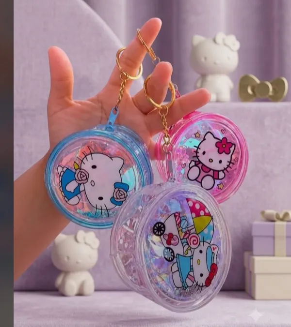 kitty_round_keychain