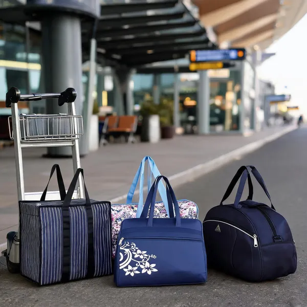 JIVERS_(Expandable)_luggage_travel_big_size_bag_(pack_4)_Duffel_Without_Wheels_()