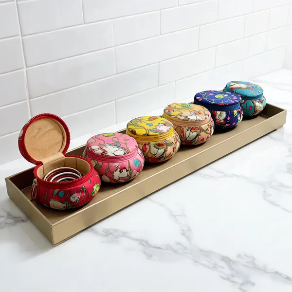 Traditional_Pichwai_Print_Matki_Shape_Bangle_&_Jewelry_Organizer_Box_(Pack_of_6,_Multicolor)
