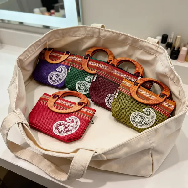 Khun_(खण)_Fabric_Purse_/_Zipper__PACK_OF_5