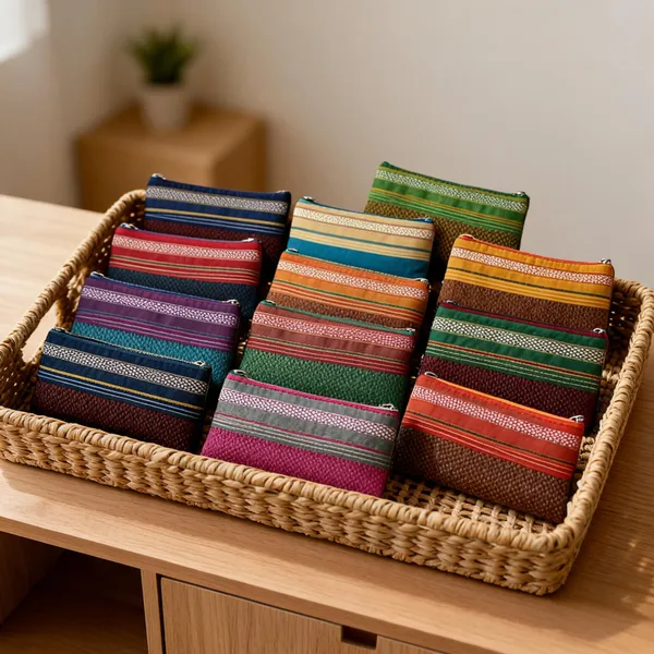 Khun_(खण)_Fabric_Purse_/_Zipper_Pouch_PACK_OF_12
