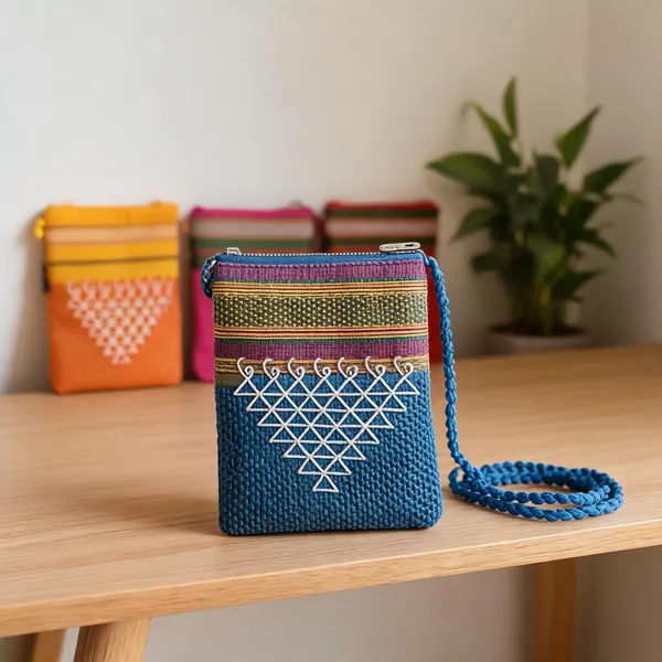 Khun_(खण)_Fabric__sling_Purse_/_Zipper__PACK_OF_4
