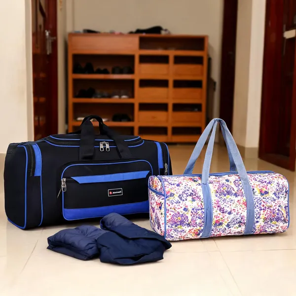 JIVERS_(Expandable)_Luggage_bag_pack_of_2_Duffel_Without_Wheels_()
