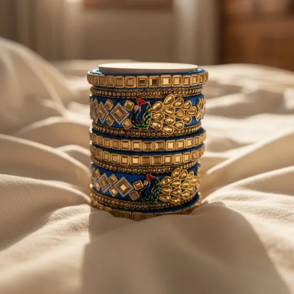 Royal_Blue_Golden_Designer_Bangles_Set