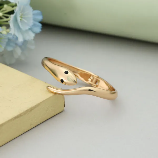 Rose_Gold_Snake_Design_Open_Cuff_Bracelet