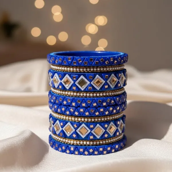 Royal_Blue_Designer_Bangles_Set_with_Geometric_Stone_Work