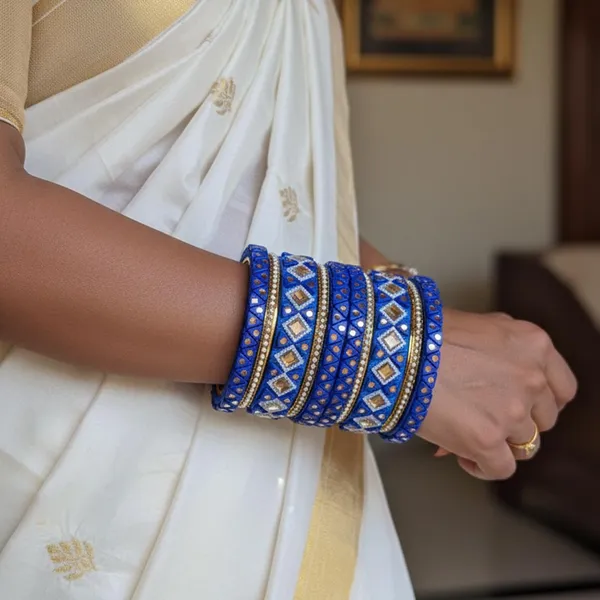 Royal_Blue_Designer_Bangles_Set_with_Geometric_Stone_Work