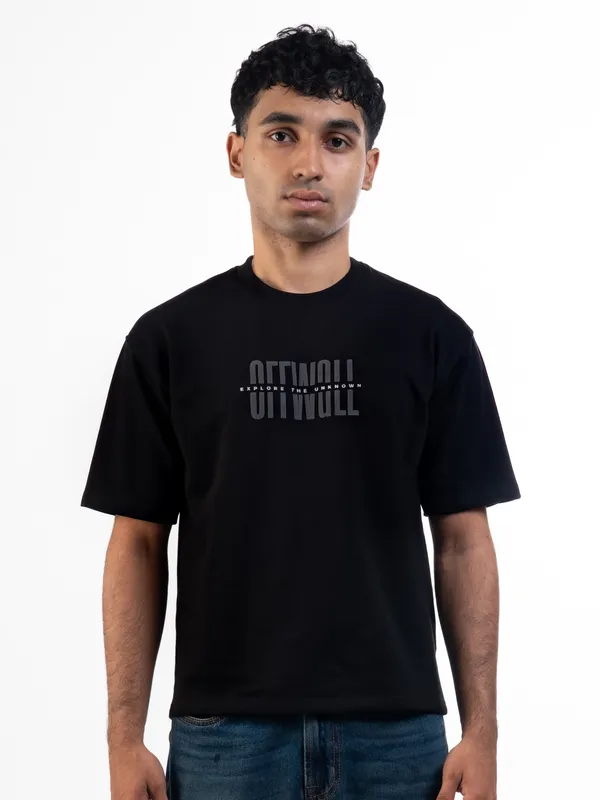 Black_Graphic_Relaxed_Fit_T-Shirt_For_Men