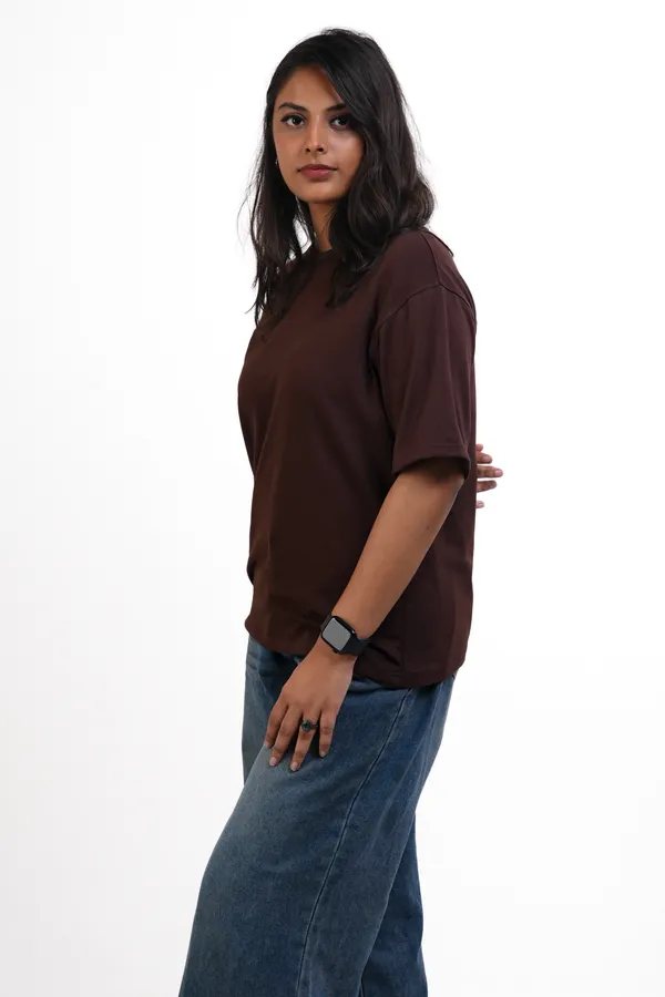 Brown_Relaxed_Fit_T-Shirt_for_Women