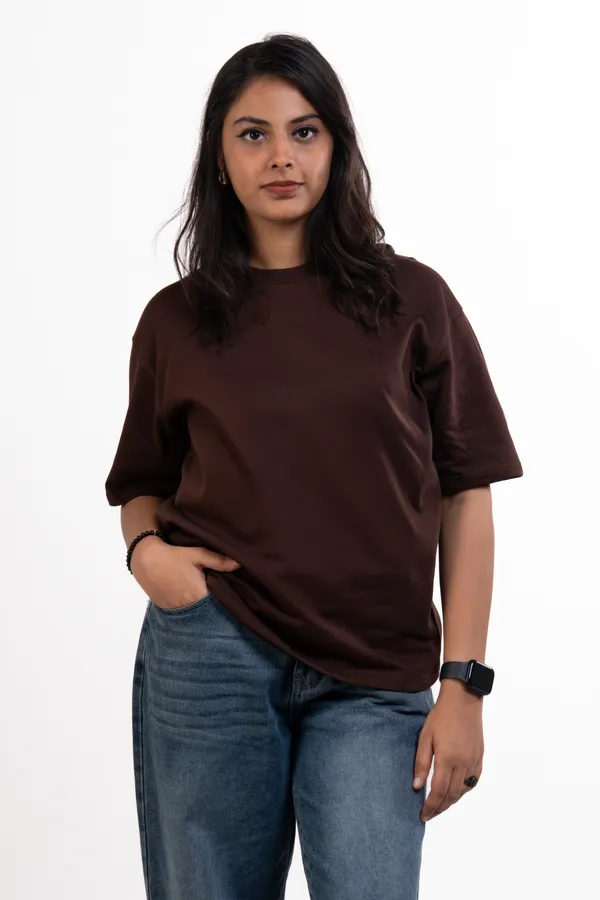 Brown_Relaxed_Fit_T-Shirt_for_Women