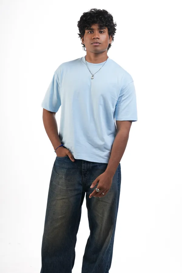 Light_Blue_Casual_Fit_T-Shirt_for_Men