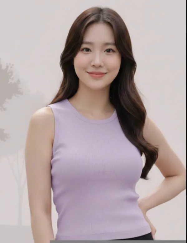 Lilac_Sleeveless_Fitted_Top_for_Women