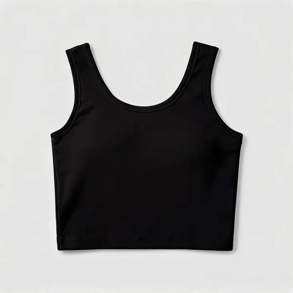 Black_Lycra_Crop_Top_For_Women