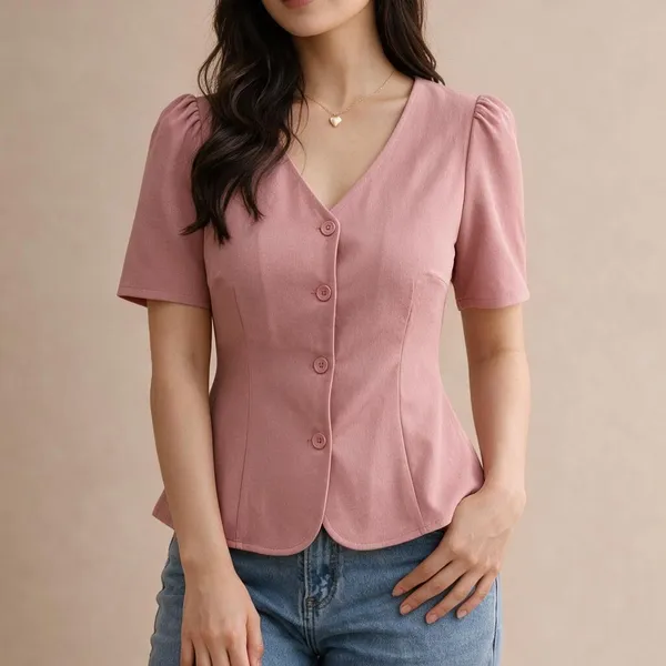 Pink_Cotton_Top_For_Women
