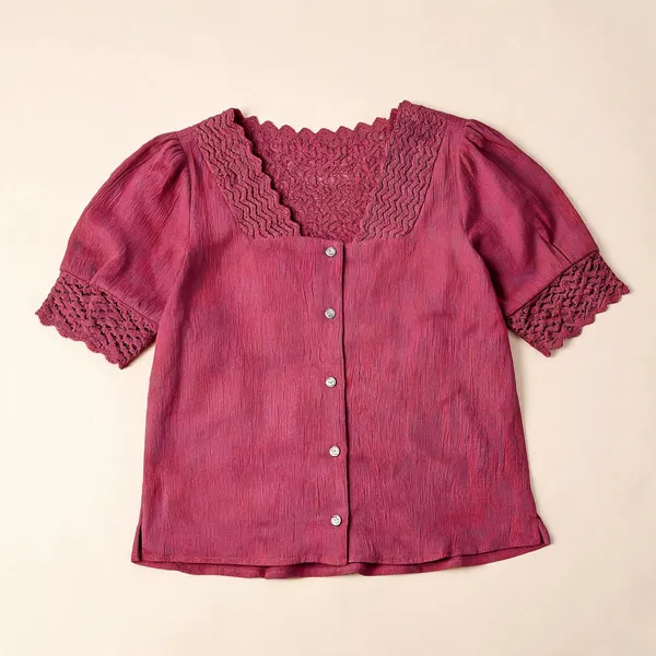 Mauve_Polyester_Top_For_Women