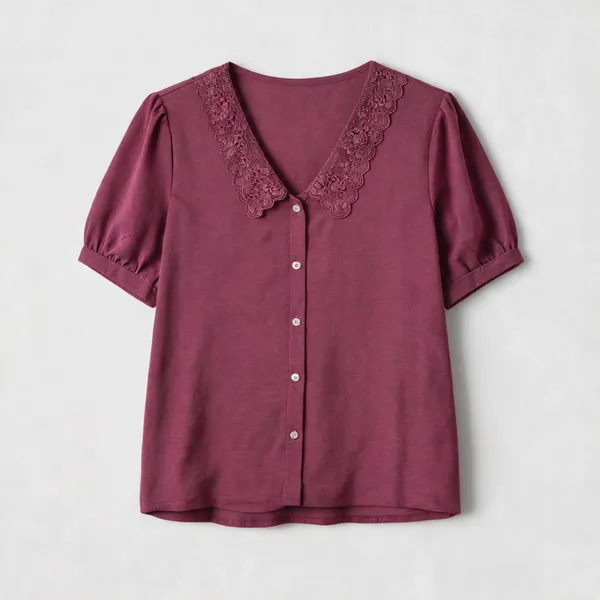 Mauve_Polyester_Top_For_Women