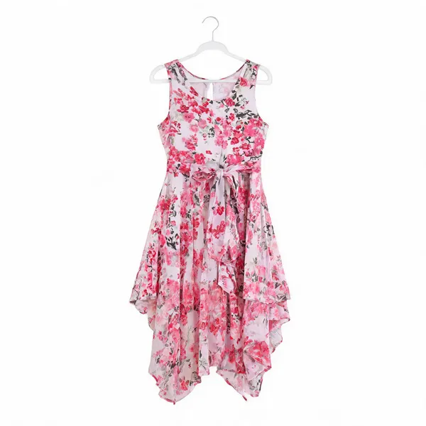 Pink_Georgette_Dress_For_Women