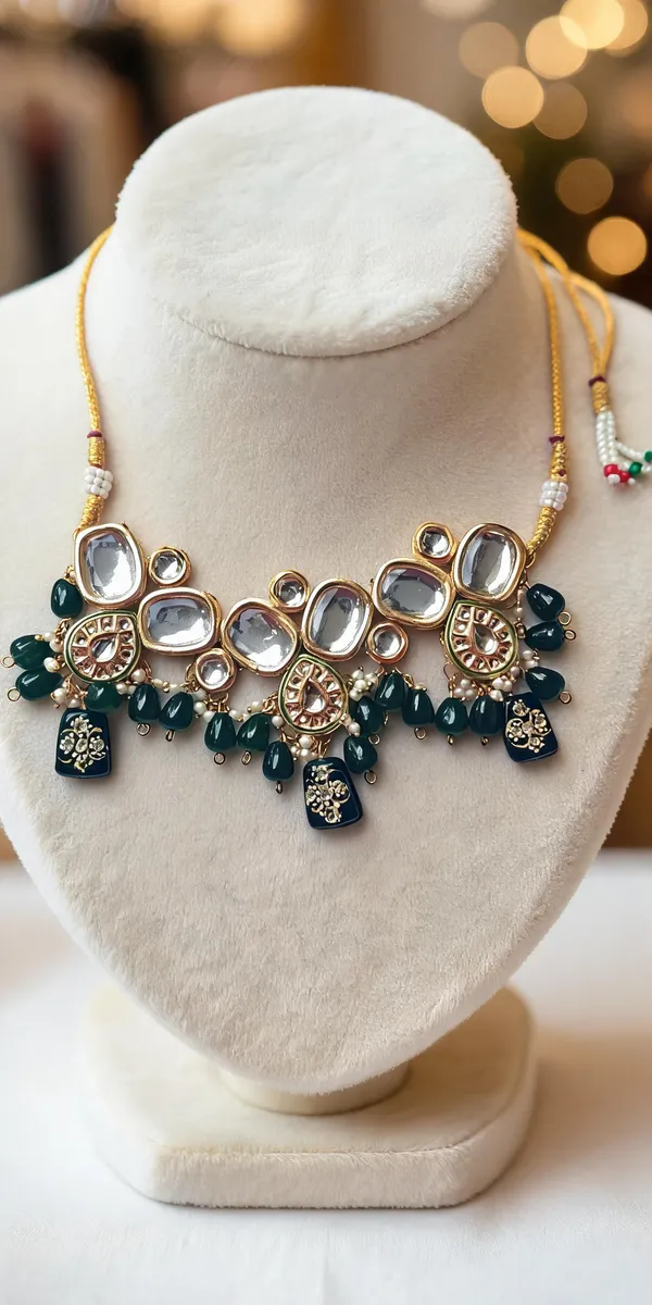 Blue_Anti_Tarnish_Statement_Necklace_For_Women
