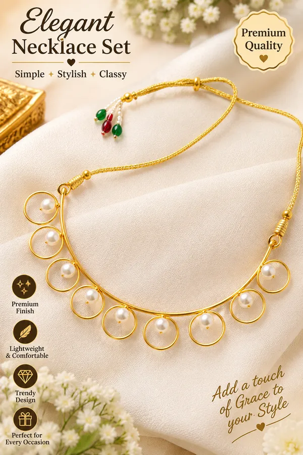 Gold_Anti_Tarnish_Necklace_Set_For_Women