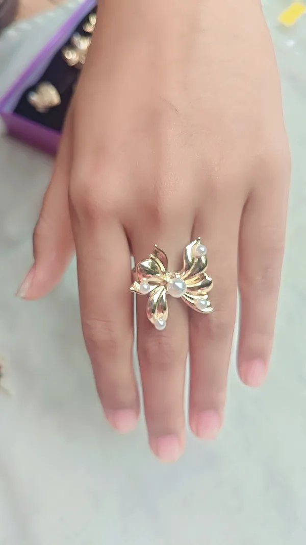 Gold_Anti_Tarnish_Statement_Ring_For_Women_Pack_Of_4