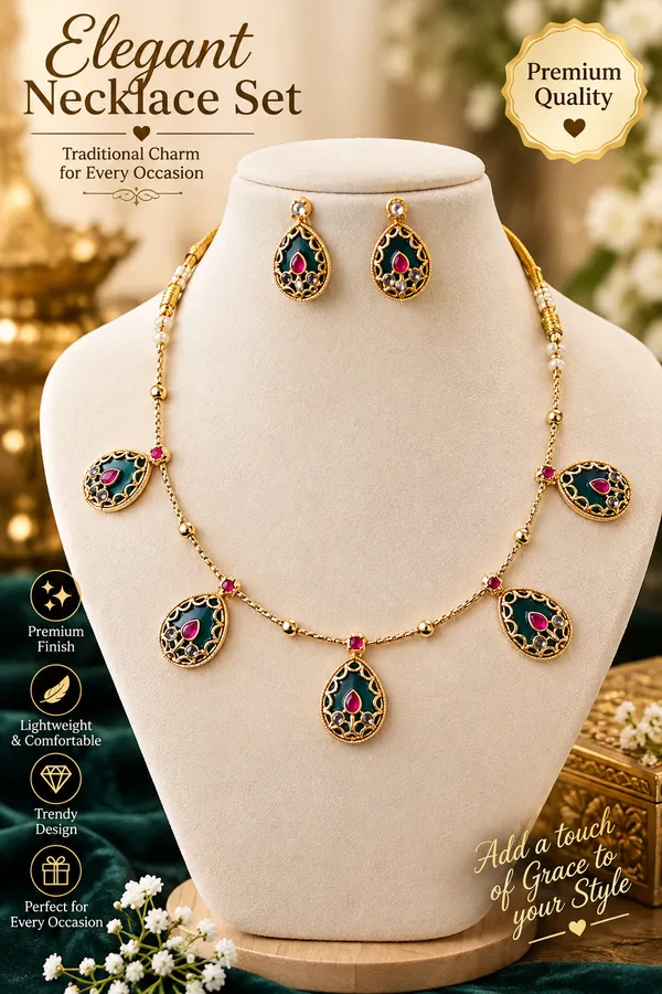 Gold_Anti_Tarnish_Traditional_Necklace_Set_For_Women