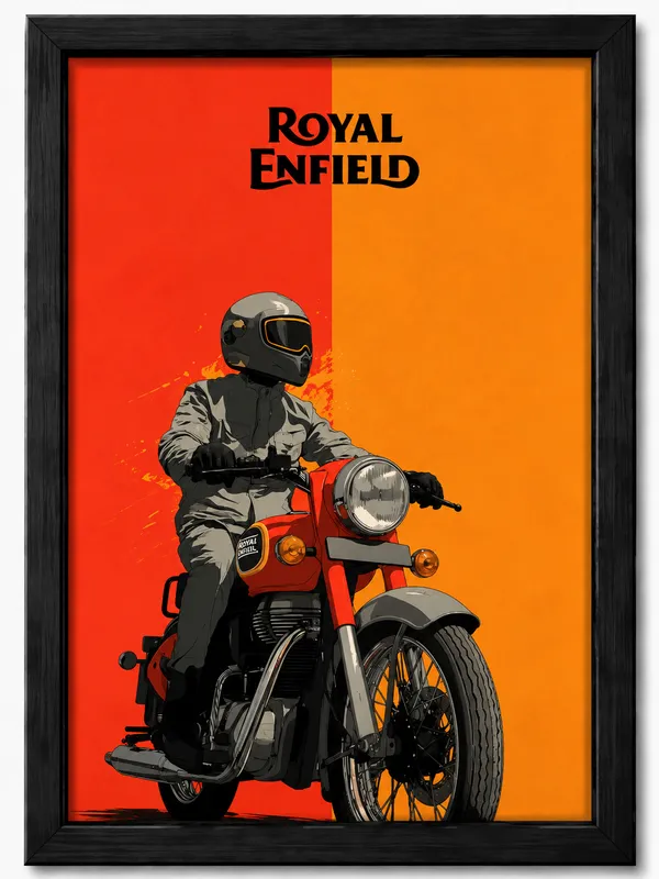 Black_Modern_Motorcycle_Print_Photo_Frame