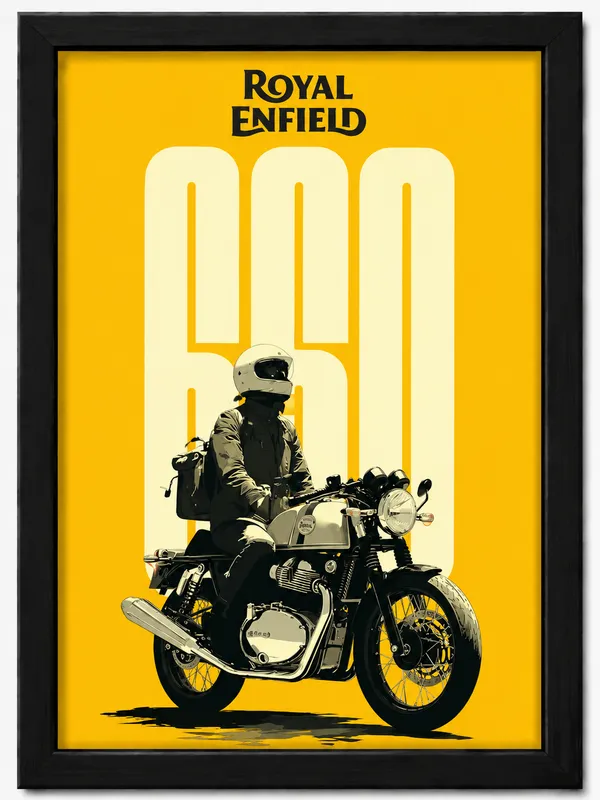 Black_Modern_Royal_Enfield_Motorcycle_Framed_Wall_Art