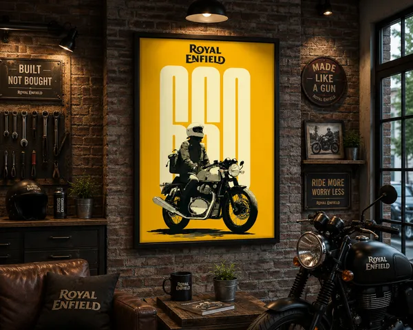 Black_Royal_Enfield_Motorcycle_Poster_Photo_Frame