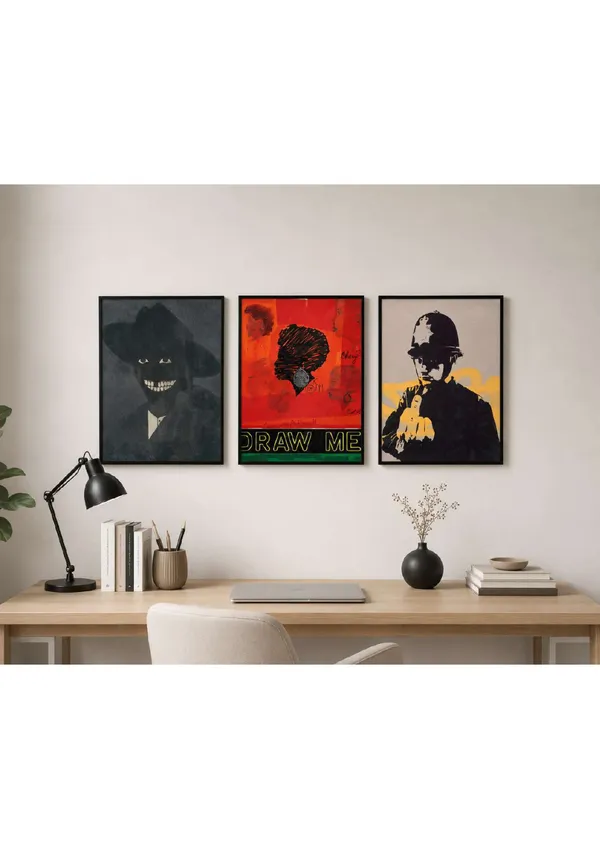 Wood_Modern_Art_Print_Wall_Frame_Set_Of_3