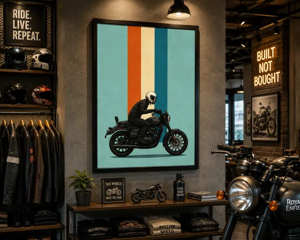 Black_Modern_Motorcycle_Print_Photo_Frame